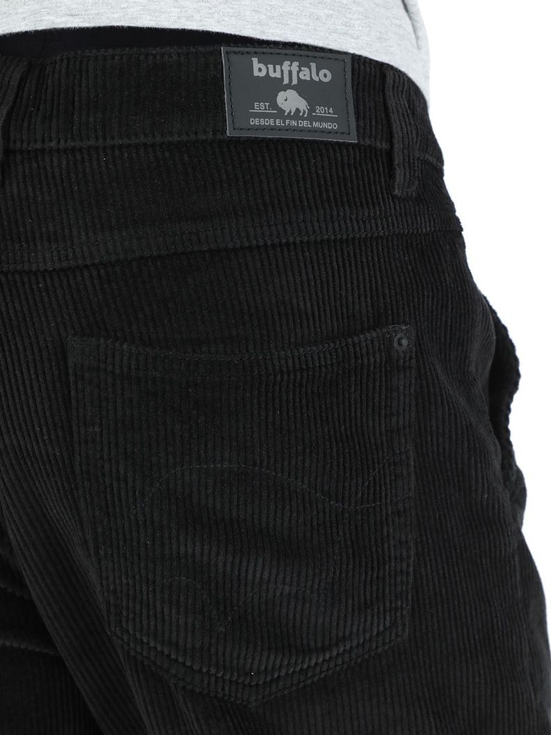 Pantalon Cotele Huanqui Negro Hombre-3