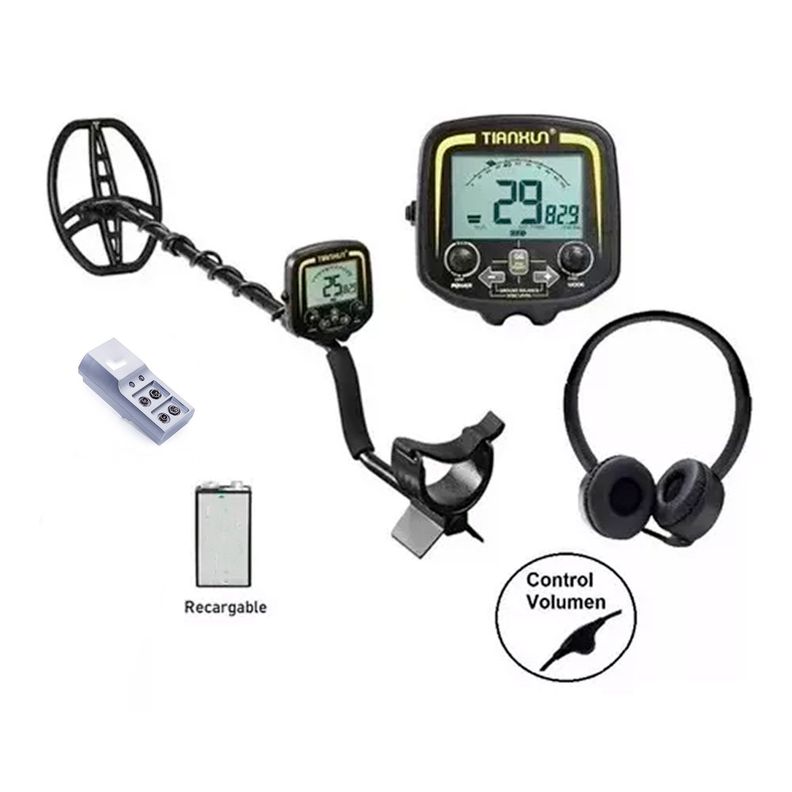 Detector De Metales Tx-850 Profesional Pepitas Oro-0