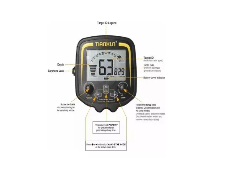 Detector De Metales Tx-850 Profesional Pepitas Oro-3