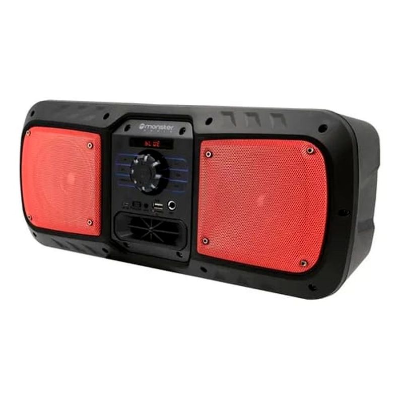 Parlante Bluetooth Monster 529bk Negro Stereo-0