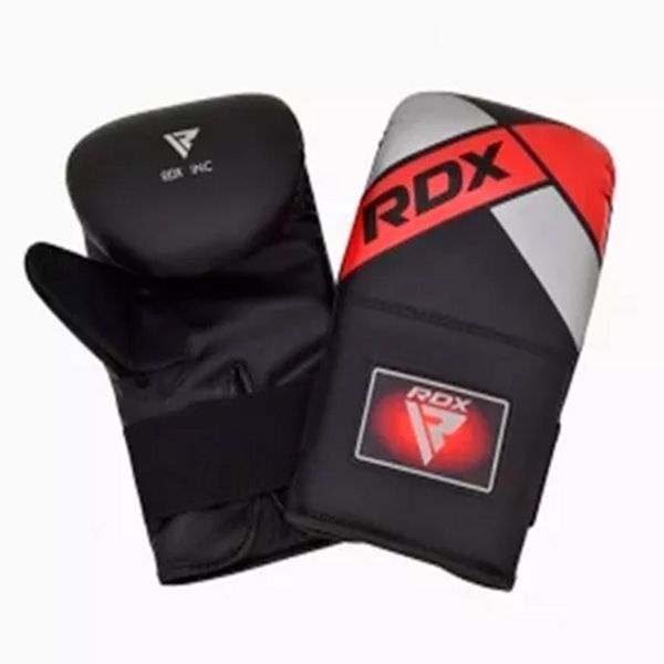Guantes Boxeo Rdx Saco Entrenamiento Silver Black -4