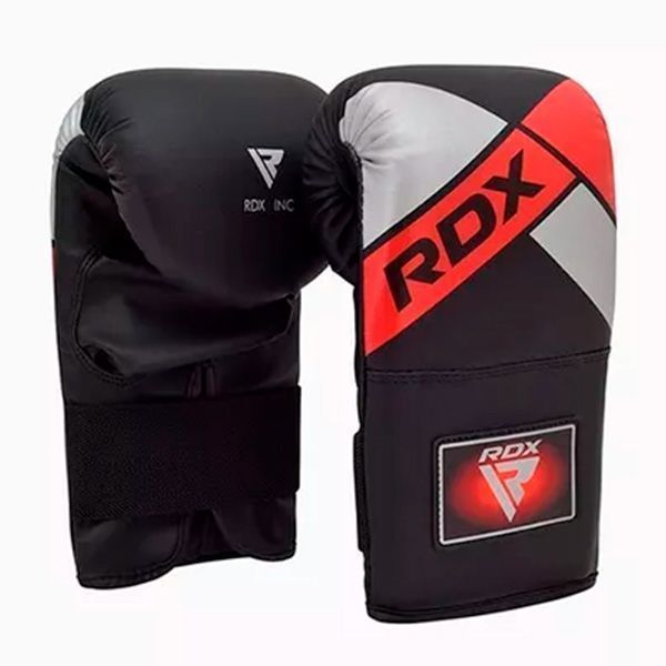 Guantes Boxeo Rdx Saco Entrenamiento Silver Black -0