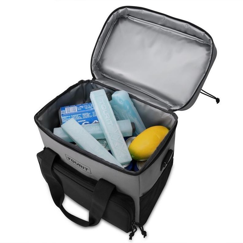 Tourit Mochila refrigerante 24L premium - Gris/negro-3