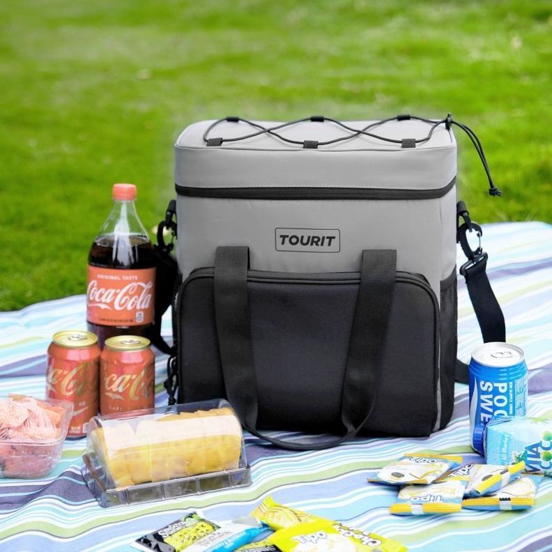 Tourit Mochila refrigerante 24L premium - Gris/negro-2