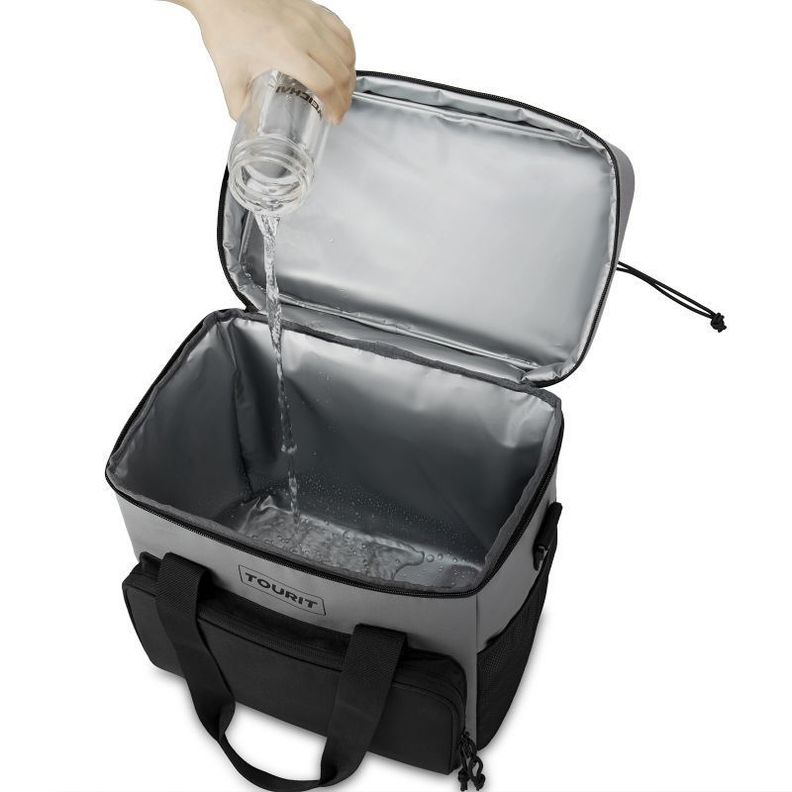 Tourit Mochila refrigerante 24L premium - Gris/negro-1
