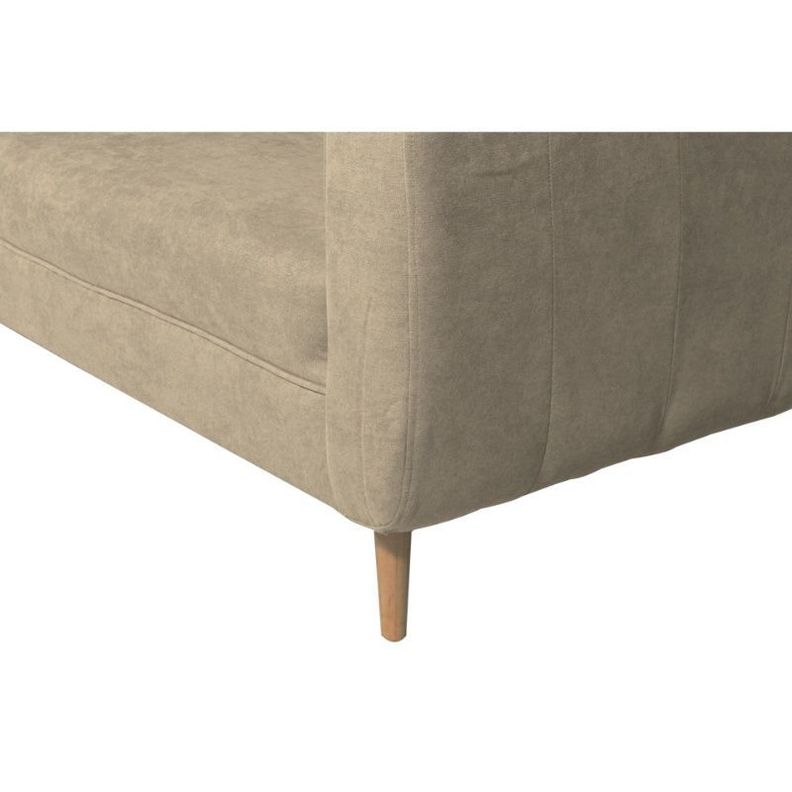 Sofá Lynette Felpa Beige 2 Cuerpos-2