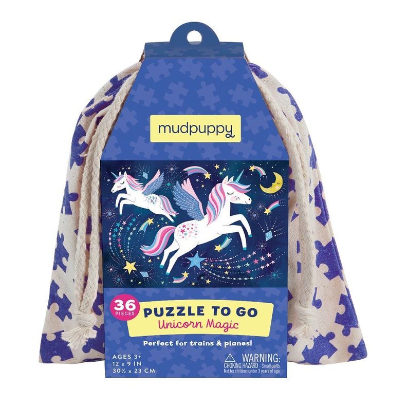 PUZZLE 36PCS EN BOLSO, UNICORNIOS MÁGICOS-1