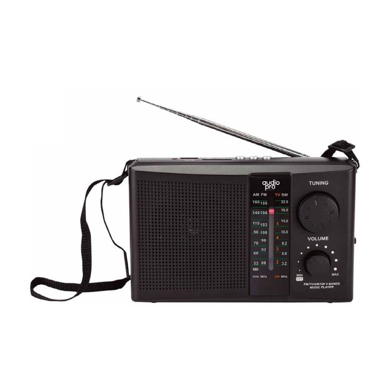 Radio Portátil Am/fm Estilo Retro Recargable - PuntoStore-0