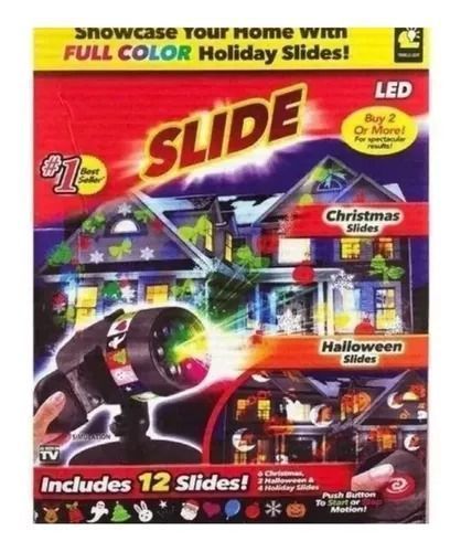 Proyector Navideño LED de 12 Patrones de Vacaciones-0
