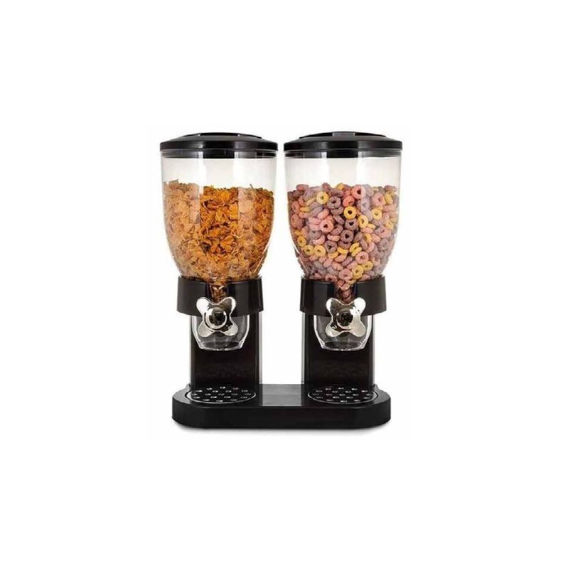 Dispensador De Cereal Y Semillas Doble Con Pedestal - PuntoStore-0