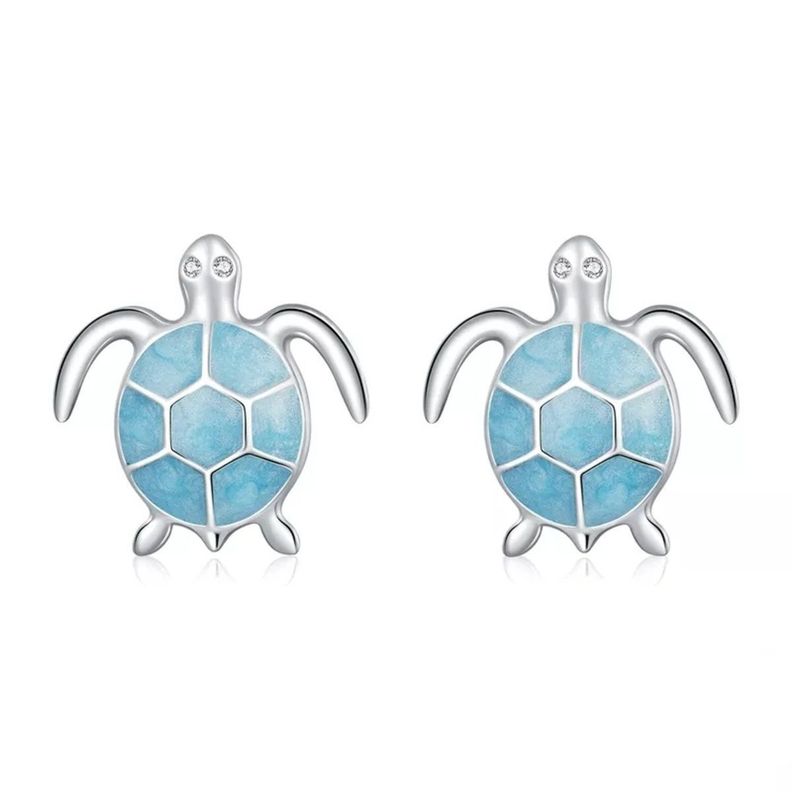 Aros Tortuga Plata 925-0