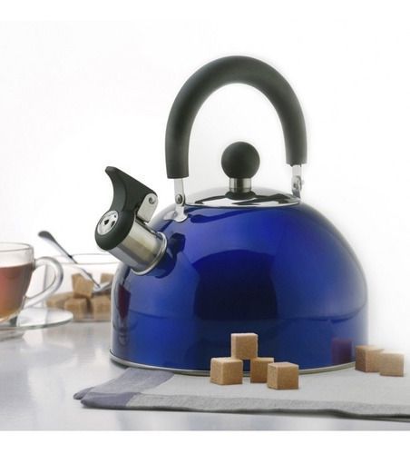 Tetera 2,5 Litros Acero Inoxidable Azul Wens-1