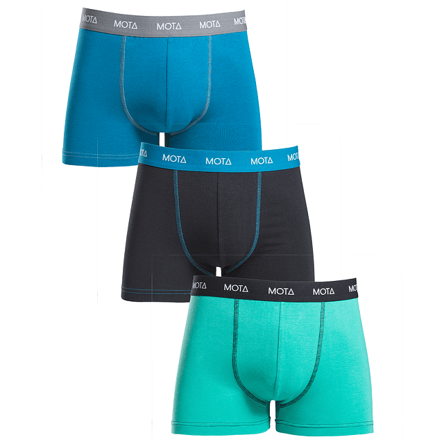 BOXER CORTO PACK 3.-0
