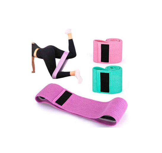Set De 3 Bandas Elásticas Para Ejercicio Ligas De Tela-3