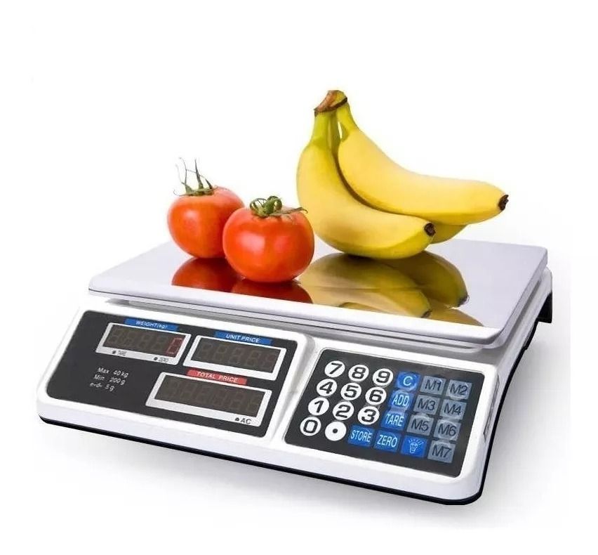 Balanza Pesa Electrónica Digital 40 Kg Negocios Almacen-0