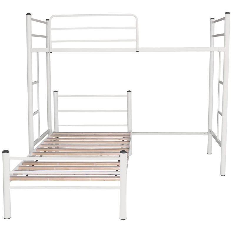 Cama Alta + Cama Baja 1.5 Plata-0