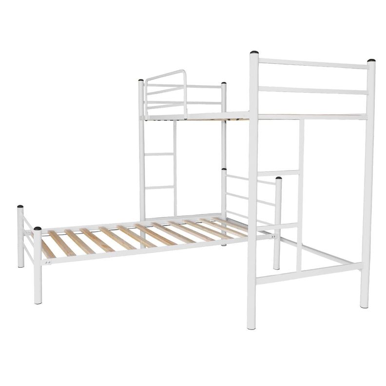 Cama Alta + Cama Baja 1.5 Plata-1