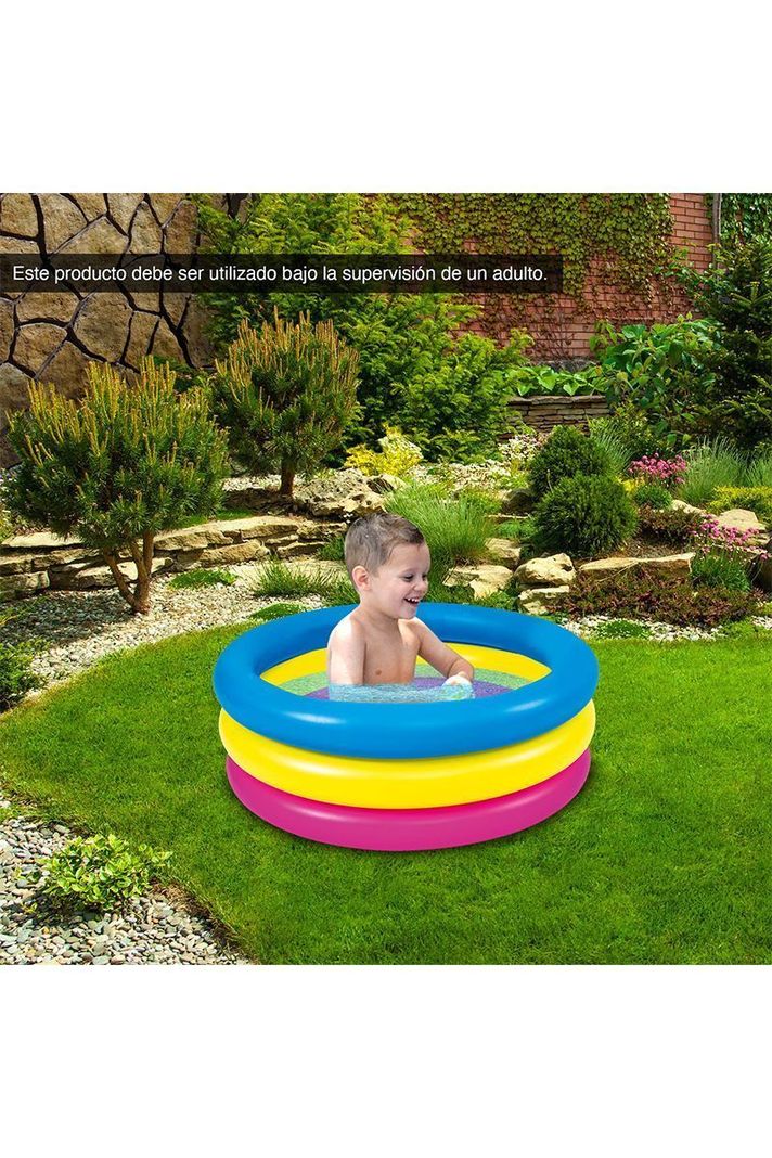 Piscina Infantil Redonda 66 L 25x76 cm Multicolor-5