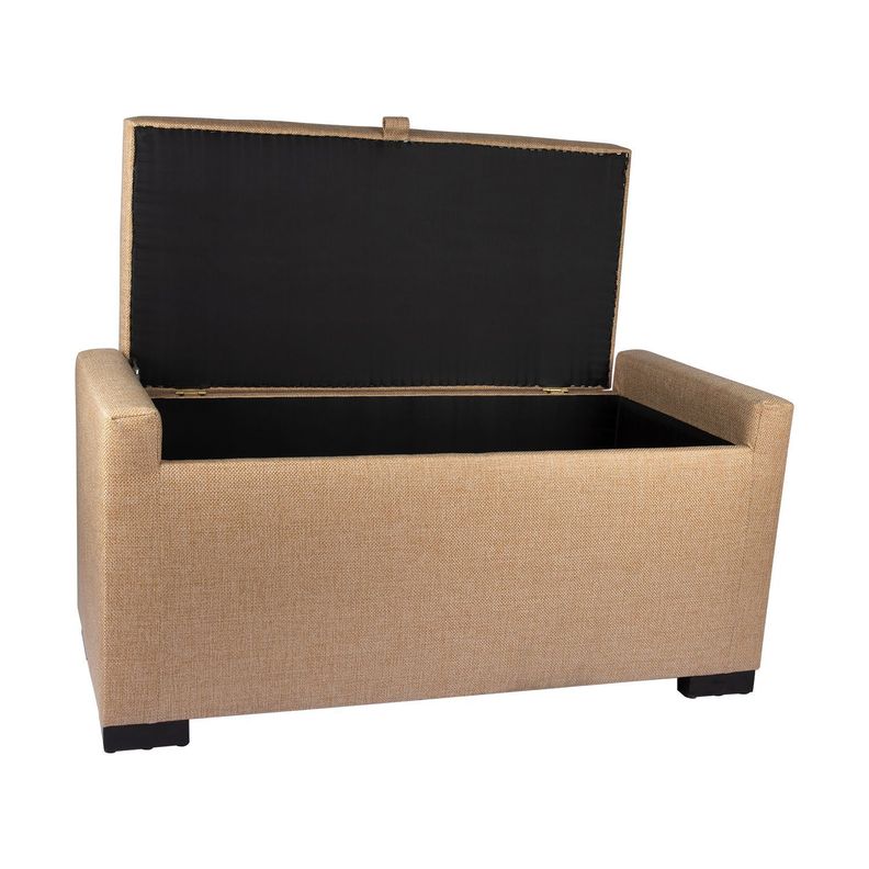 Banqueta con Baúl Leyzy Beige Delta con Baúl 40X55X105 cm -2