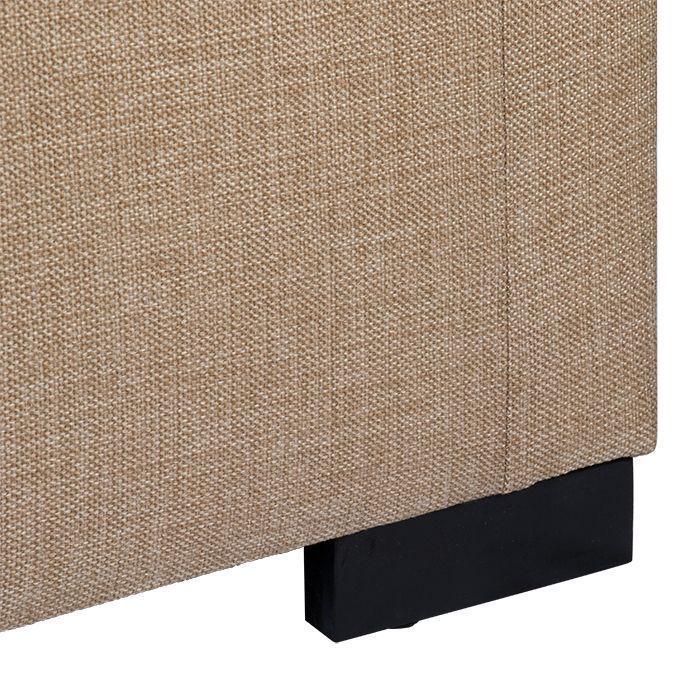 Banqueta con Baúl Leyzy Beige Delta con Baúl 40X55X105 cm -4
