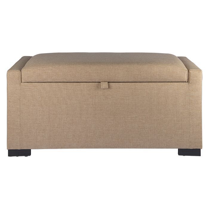 Banqueta con Baúl Leyzy Beige Delta con Baúl 40X55X105 cm -0