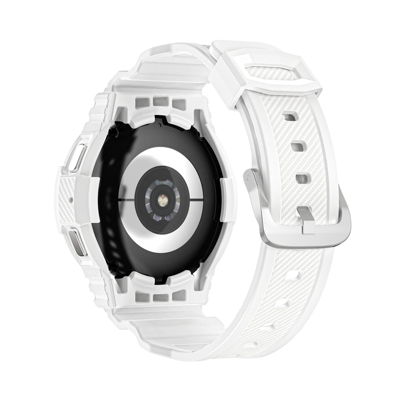 Correa Carcasa Para Samsung Watch 4 44mm / Blanco-1
