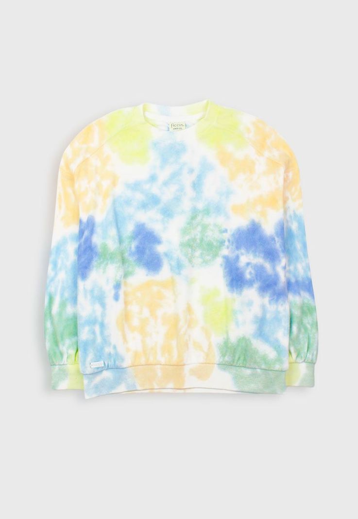 Poleron junior niña tie dye soul 393-0
