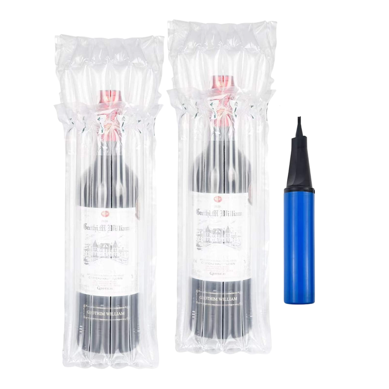 Protector De Botellas Bolsa De Aire Vinos Vidrio 10 Und-0