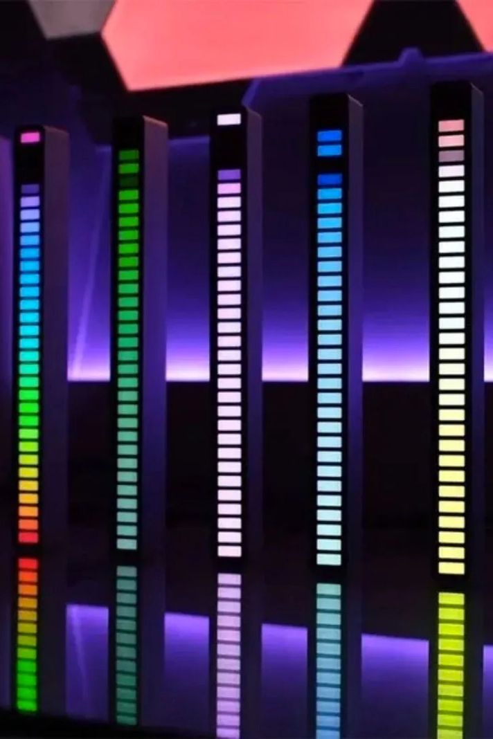 Tira Luz Led Rgb Barra Sensor Sonido Tik Tok Gamer Auto-2