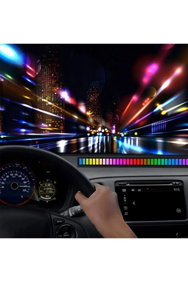 Tira Luz Led Rgb Barra Sensor Sonido Tik Tok Gamer Auto-4