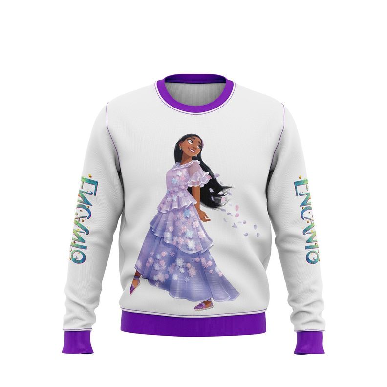 Sweater Polerón Juvenil Encanto Disney - Isabela Madrigal D7-0