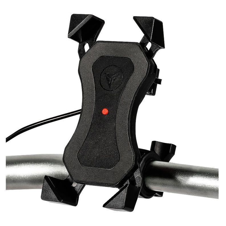 2 en 1 Soporte de manillar para celular mas cargador USB Motowolf 2817c-0