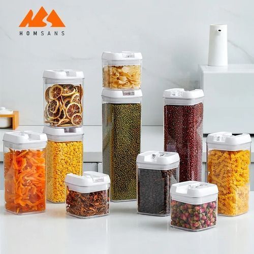 Contenedores Alimentos Set 7 Piezas Cierre Hermético-3