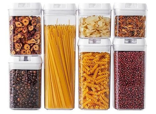 Contenedores Alimentos Set 7 Piezas Cierre Hermético-0