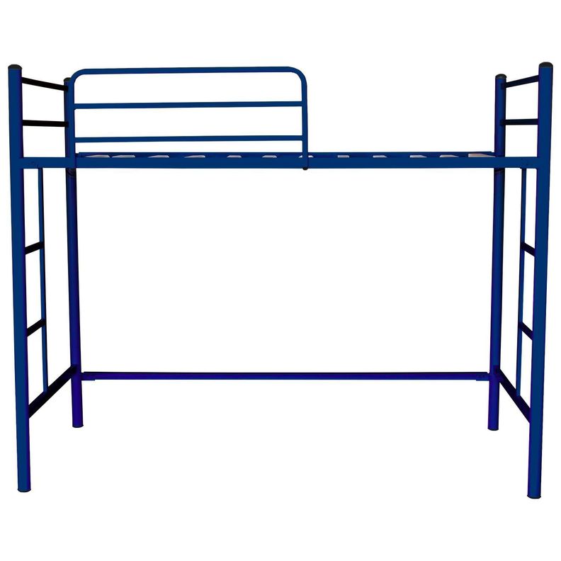 Cama Alta 1.5 Plaza Azul-0