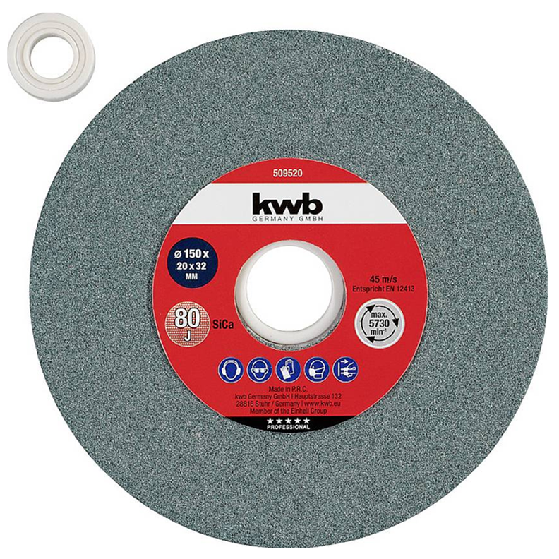 Piedra Para Esmeril De Banco 150x20x32mm Kwb-0