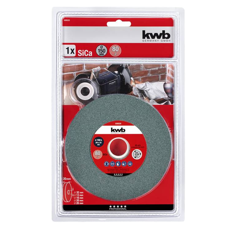 Piedra Para Esmeril De Banco 150x20x32mm Kwb-1