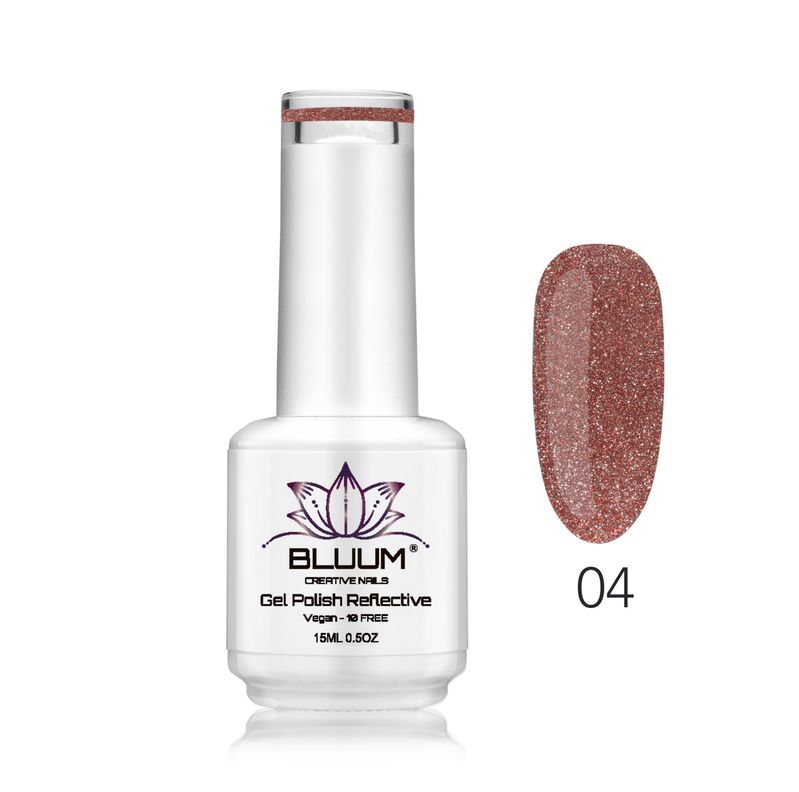 Esmalte Permanente Reflectivo Rojo 04 15ml-0