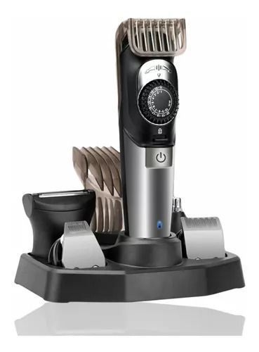 Maquina de Afeitar 5 en 1 Barba Nariz Cabello Rasuradora Recargable-0