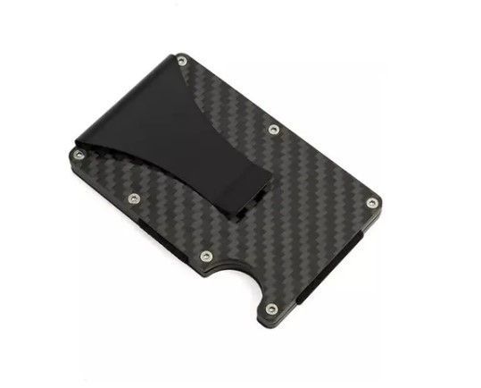 Billetera Minimalista Tarjetero Fibra Carbon-2