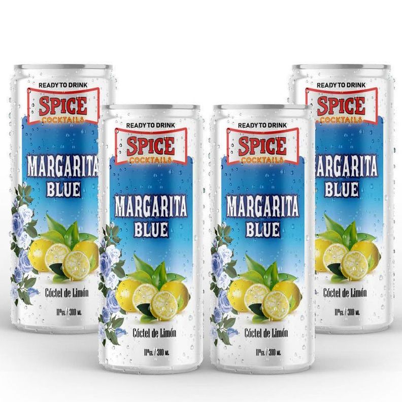 Pack Spice Margarita Blue 4 unidades lata-0