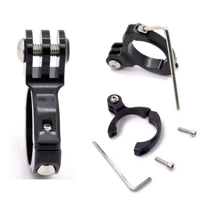 Soporte Bicicleta De Aluminio Corto Para Gopro-2