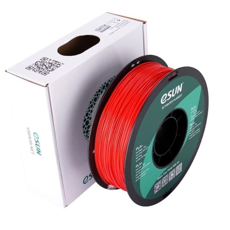 Filamentos Pla+ Esun 1kg 1.75mm Rojo-0