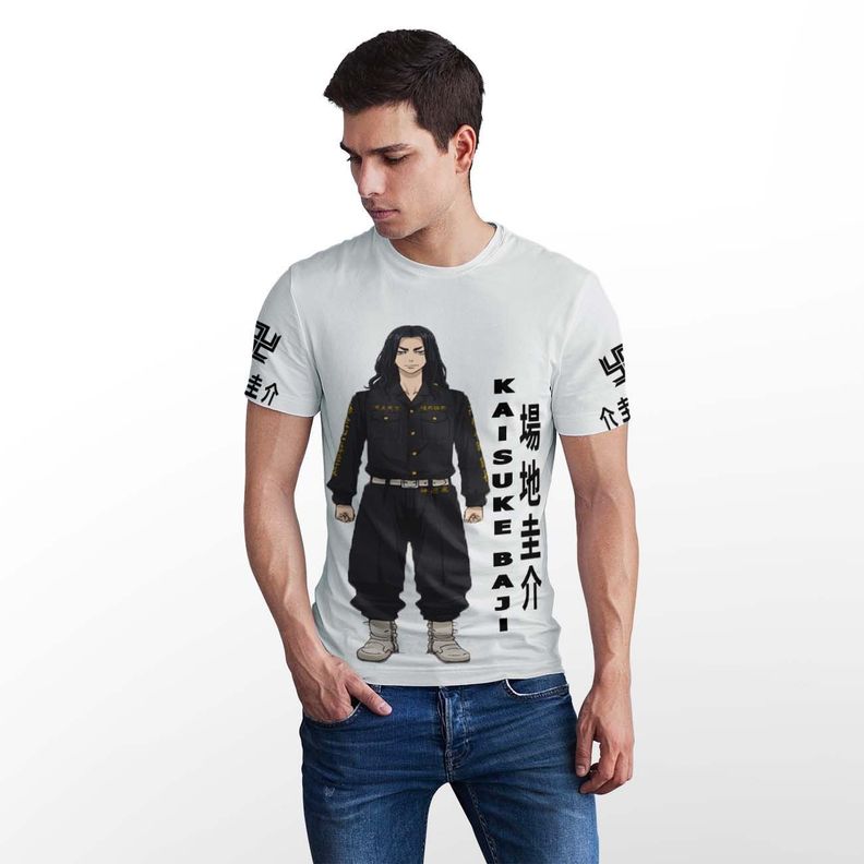 Polera Anime Tokyo Revengers - Kaisuke Baji D1-2