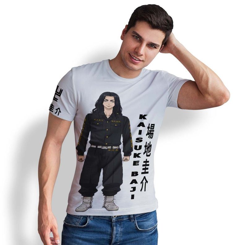 Polera Anime Tokyo Revengers - Kaisuke Baji D1-0