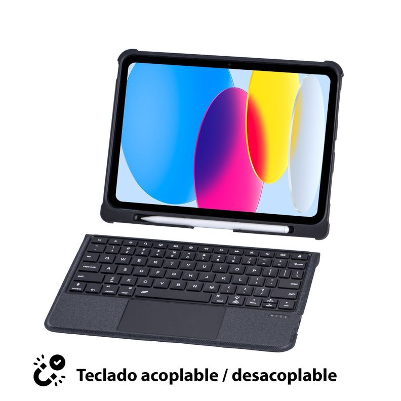 Funda Con Teclado Y Touchpad - iPad 10a generacion-2