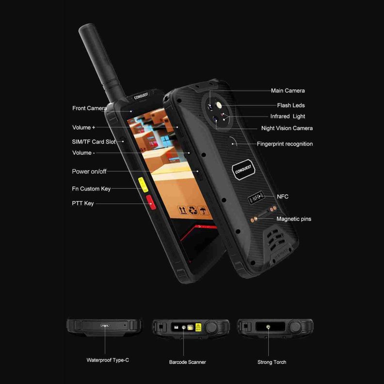 Conquest F5 - Celular Walkie Talkie DMR/UHF Radio -1