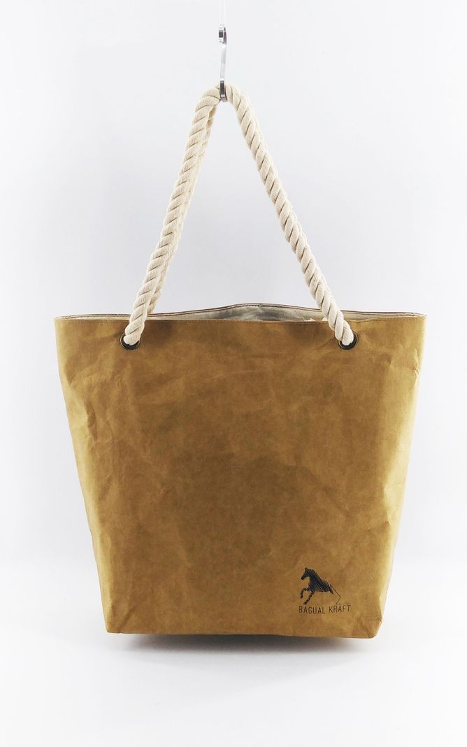 Bolso Tote Mango De Cuerdas Reciclado Bagualkrat-0