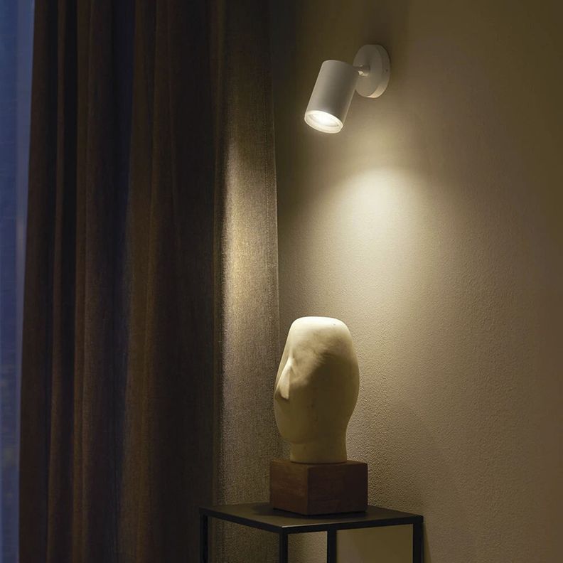 Foco Spotlight Sobrepuesto Cielo O Muro 1*GU-10 Blanco W-3