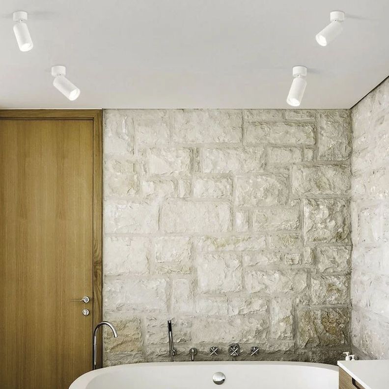 Foco Spotlight Sobrepuesto Cielo O Muro 1*GU-10 Blanco W-2